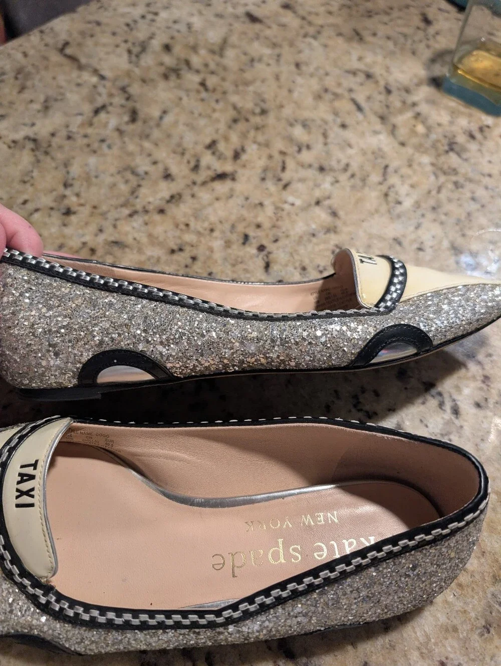 Kate Spade Gogo Taxi Flats Shoes Sz 10 B